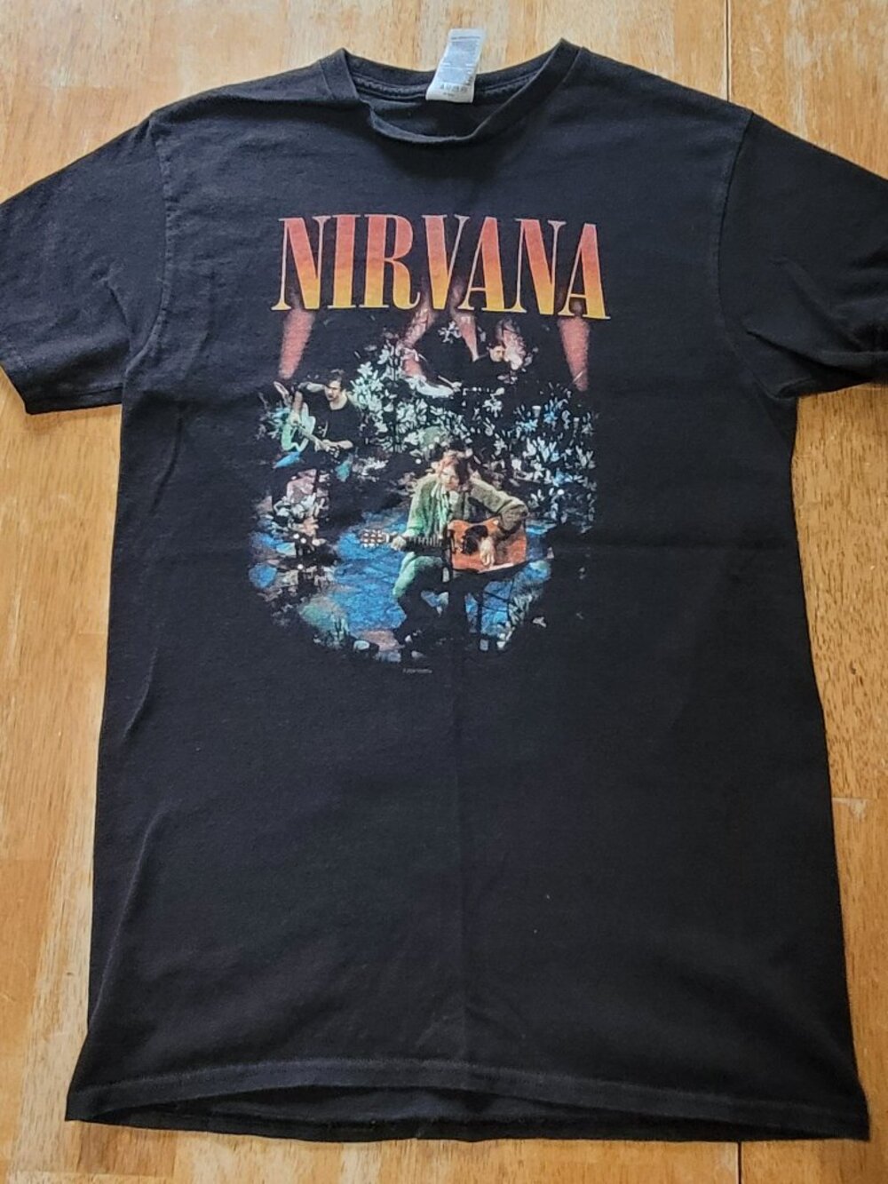 Nirvana Small Vintage 2006 MTV Unplugged Concert T Shirt Delta Tag